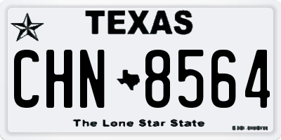 TX license plate CHN8564