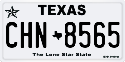 TX license plate CHN8565