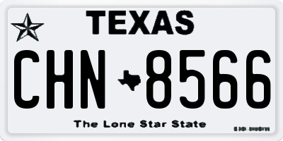 TX license plate CHN8566