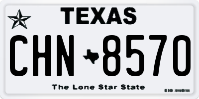 TX license plate CHN8570
