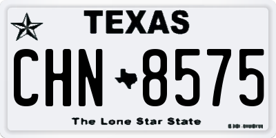 TX license plate CHN8575