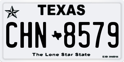 TX license plate CHN8579