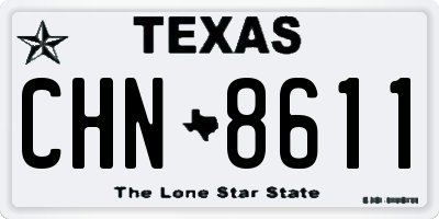 TX license plate CHN8611