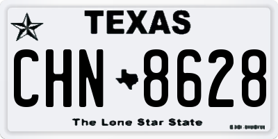 TX license plate CHN8628