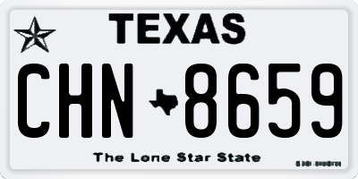 TX license plate CHN8659