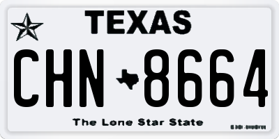 TX license plate CHN8664