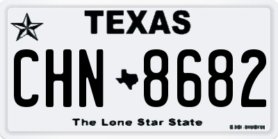 TX license plate CHN8682