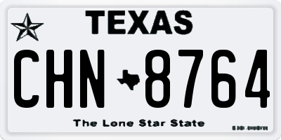 TX license plate CHN8764