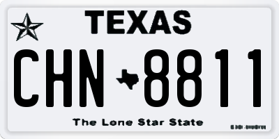 TX license plate CHN8811
