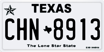 TX license plate CHN8913