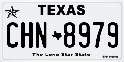 TX license plate CHN8979