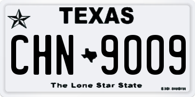 TX license plate CHN9009