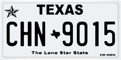 TX license plate CHN9015
