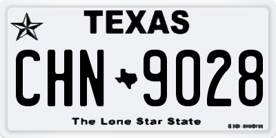 TX license plate CHN9028