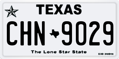 TX license plate CHN9029