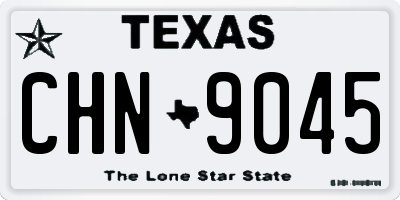 TX license plate CHN9045