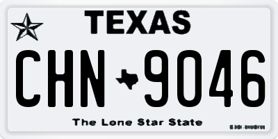 TX license plate CHN9046