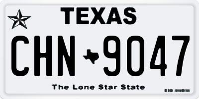 TX license plate CHN9047