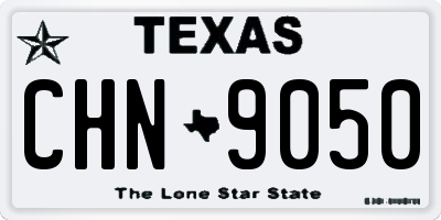 TX license plate CHN9050