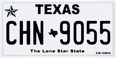 TX license plate CHN9055