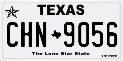 TX license plate CHN9056