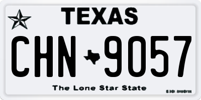 TX license plate CHN9057