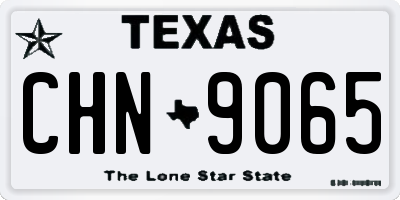 TX license plate CHN9065