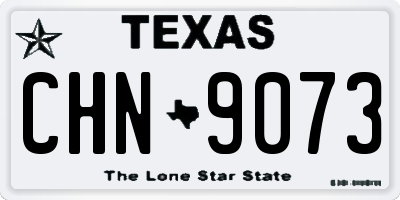 TX license plate CHN9073