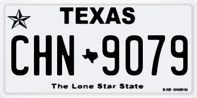TX license plate CHN9079