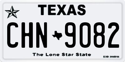 TX license plate CHN9082