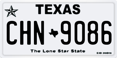 TX license plate CHN9086