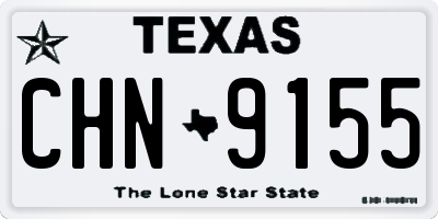 TX license plate CHN9155