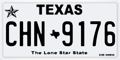 TX license plate CHN9176