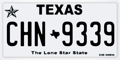 TX license plate CHN9339