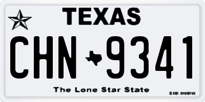 TX license plate CHN9341