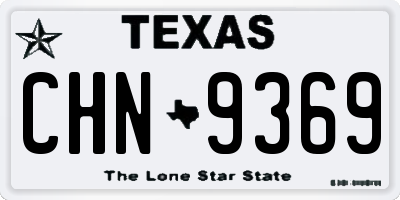 TX license plate CHN9369