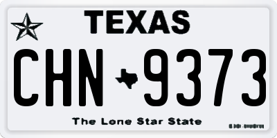 TX license plate CHN9373