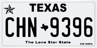 TX license plate CHN9396