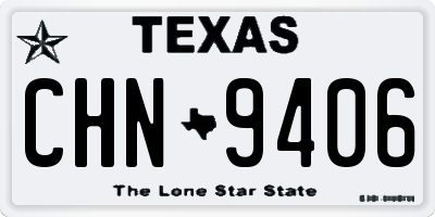 TX license plate CHN9406