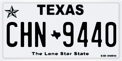 TX license plate CHN9440