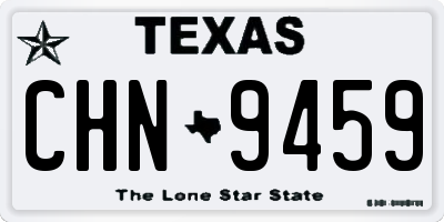 TX license plate CHN9459