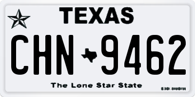 TX license plate CHN9462