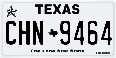 TX license plate CHN9464