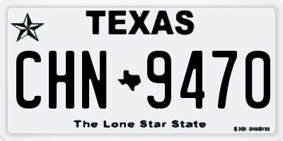 TX license plate CHN9470
