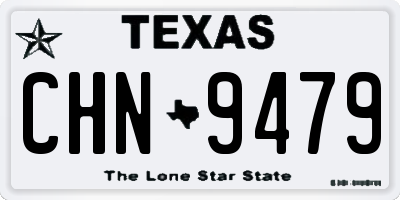 TX license plate CHN9479