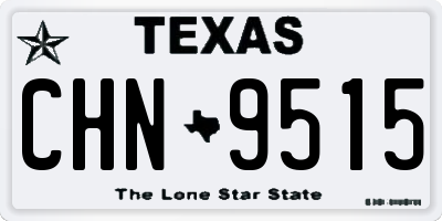 TX license plate CHN9515