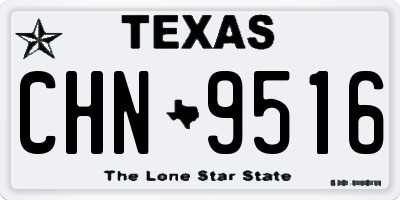 TX license plate CHN9516