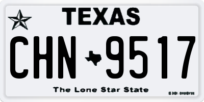 TX license plate CHN9517