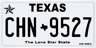 TX license plate CHN9527