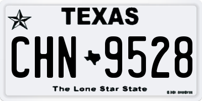 TX license plate CHN9528